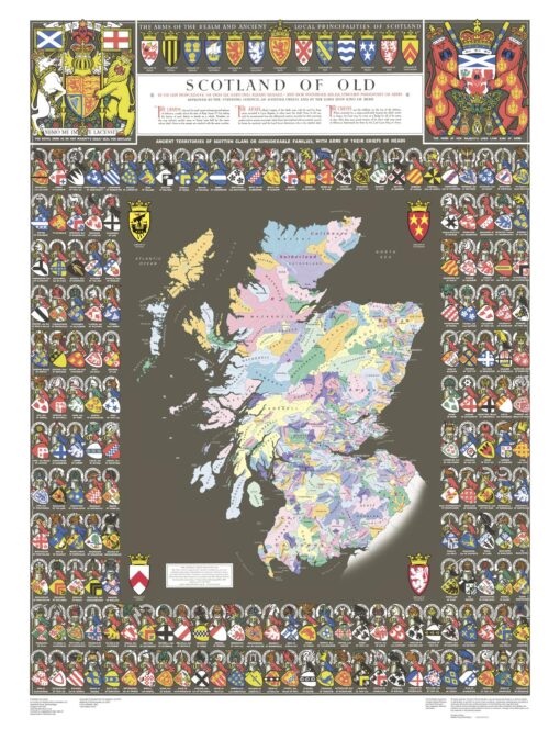 Collins Scotland of Old Map by Collins
