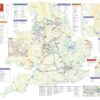 Collins Nicholson Waterways Map of Great Britain by Collins
