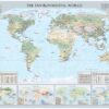 Environmental World Wall Map - Large by Global Mapping