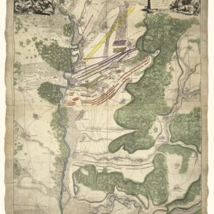 Blenheim Battle map 1704 by Oxford Cartographers