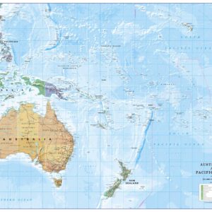 Australia and Pacific Regions by Cosmographics