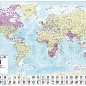 The Commonwealth of Nations by Cosmographics