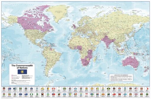 The Commonwealth of Nations by Cosmographics