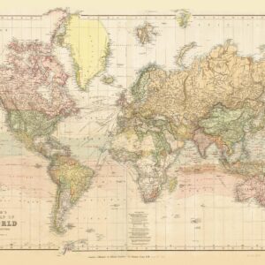 Stanford's Library Map of the World (1879) by Stanfords