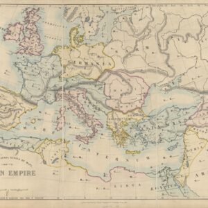 Stanford's Varty's Roman Empire Map (1879) by Stanfords