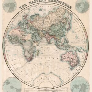 Stanford's Eastern Hemisphere Map (1877) - Resized to 2A0 width by Stanfords