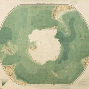 Stanford's South Polar Chart (1901) by Stanfords