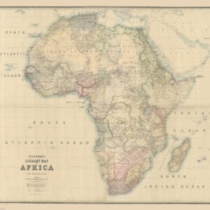 Stanford's Library Map of Africa (1890) by Stanfords