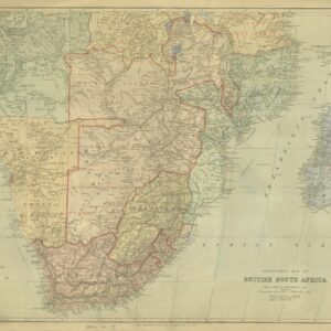 Stanford's Map of British South Africa (1894) by Stanfords