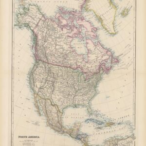 Stanford's Folio North America Map (1884) by Stanfords