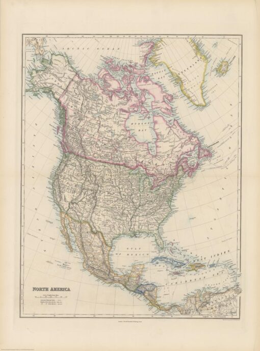 Stanford's Folio North America Map (1884) by Stanfords