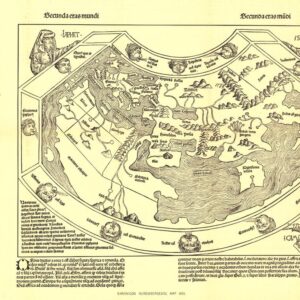 Chronicon Nurembergense 1493 Map - Published 1893 by National Geographic