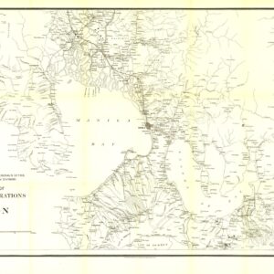 Theatre of Military Operations in Luzon - Published 1899 by National Geographic