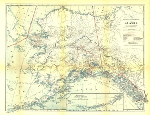 Alaska - Published 1914 by National Geographic