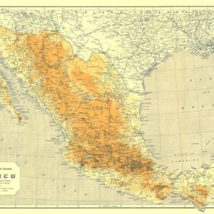 Mexico - Published 1914 by National Geographic