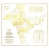 Political Subdivisions of India  -  Published 1946 by National Geographic
