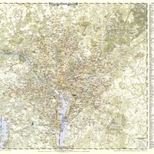 Suburban Washington DC, Maryland & Virginia  -  Published 1948 by National Geographic