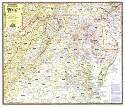 Round About the Nation's Capital - Published 1956 by National Geographic