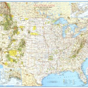 Vacationlands of the United States and Canada  -  Published 1966 by National Geographic