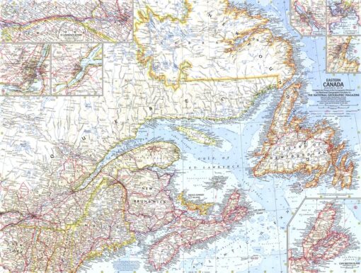 Eastern Canada  -  Published 1967 by National Geographic