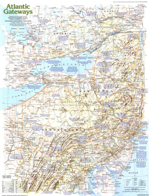 Making of America, Atlantic Gateways  -  Published 1983 by National Geographic