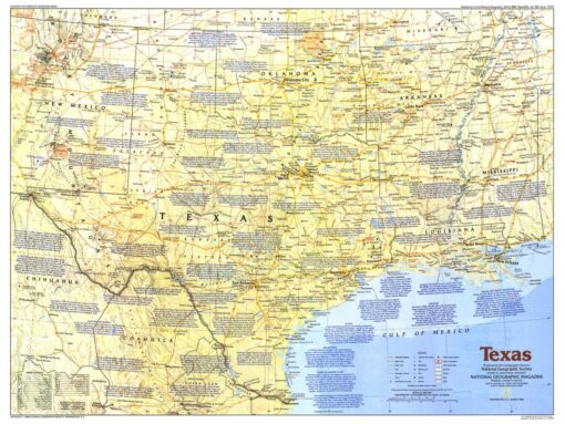 Texas  -  Published 1986 by National Geographic