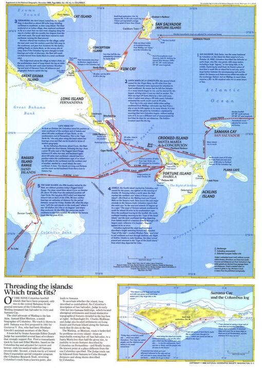 Threading the Islands  -  Published 1986 by National Geographic