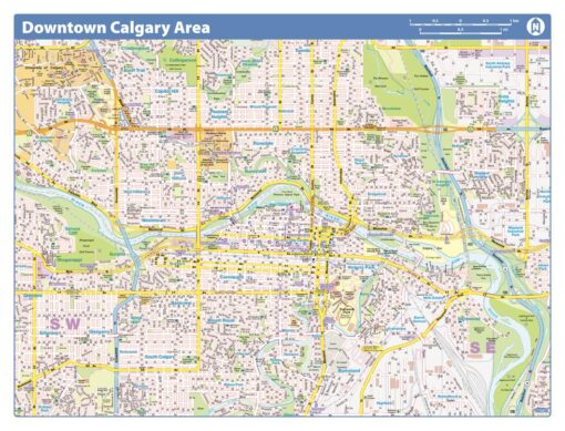 Calgary Downtown - Compact by Lucidmap