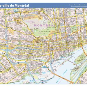 Montreal French Downtown - Compact (French Version) by Lucidmap