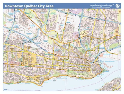 Quebec City Downtown - Compact by Lucidmap