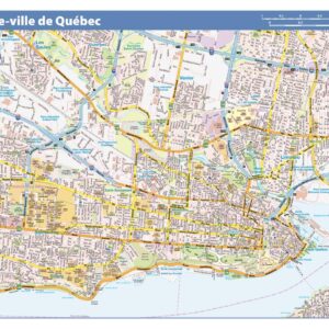 Quebec City Downtown - Compact (French Version) by Lucidmap