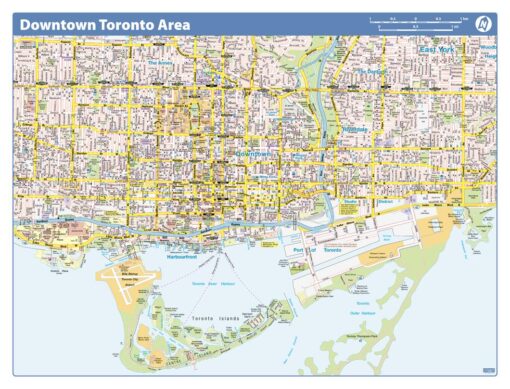 Toronto Downtown - Compact by Lucidmap