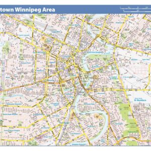 Winnipeg Downtown - Compact by Lucidmap