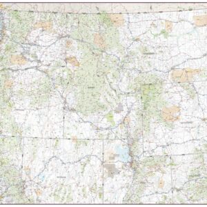 Northwestern United States Wall Map by Mapping Specialists