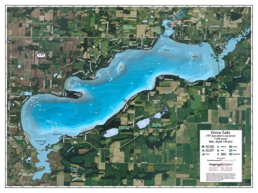 Green Lake by Mapping Specialists