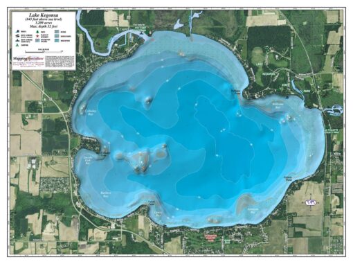 Kegonsa Lake by Mapping Specialists