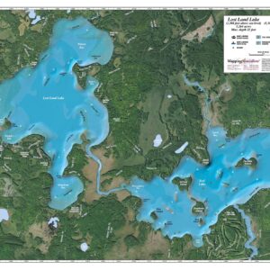 Lost Land & Teal lake by Mapping Specialists