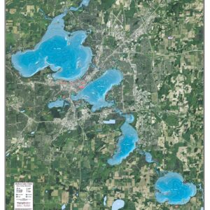 Madison Lakes Chain by Mapping Specialists