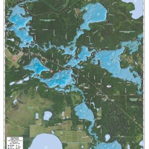 Manitowish Chain by Mapping Specialists