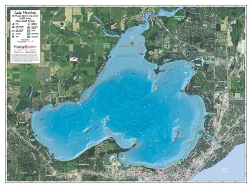 Lake Mendota by Mapping Specialists