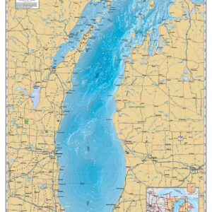 Lake Michigan by Mapping Specialists
