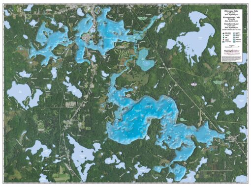 Minocqua Chain by Mapping Specialists