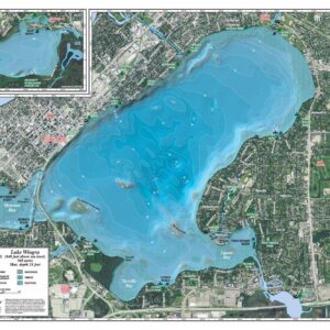 Monona & Wingra Lake by Mapping Specialists
