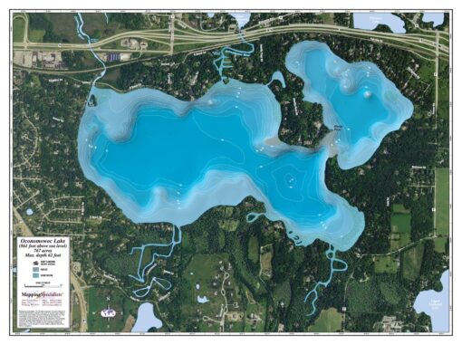 Oconomowoc lake by Mapping Specialists