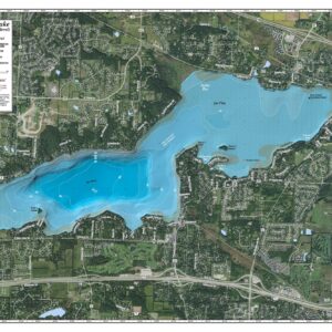 Pewaukee lake by Mapping Specialists