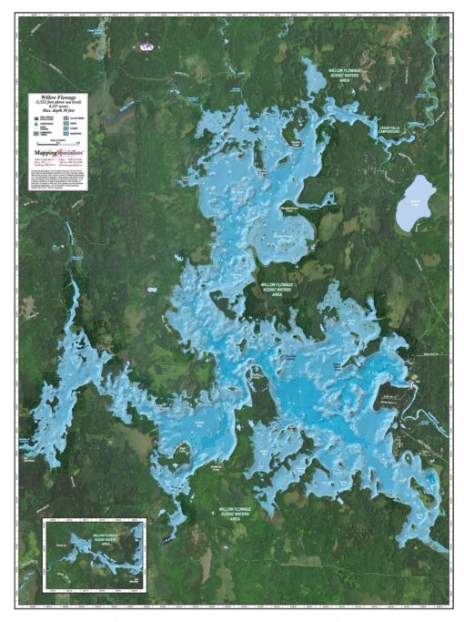 Willow Reservoir by Mapping Specialists