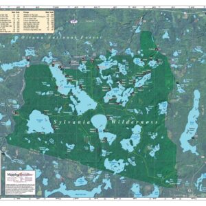 Sylvania Wilderness Area by Mapping Specialists