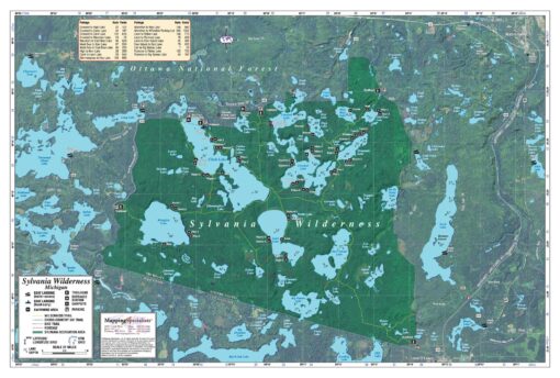 Sylvania Wilderness Area by Mapping Specialists