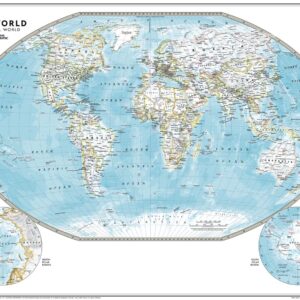 Political World Map - Atlas of the World, 11th Edition by National Geographic