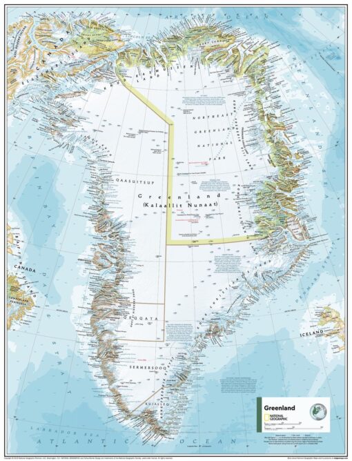 Greenland - Atlas of the World, 11th Edition by National Geographic